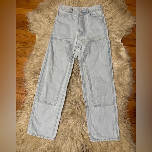 Jesse Kamm Japanese Denim Patchfront Handy size 4 left HTF - Picture 11 of 13